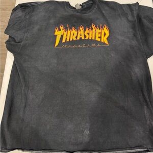 Thrasher Black and Orange Men's Shirt